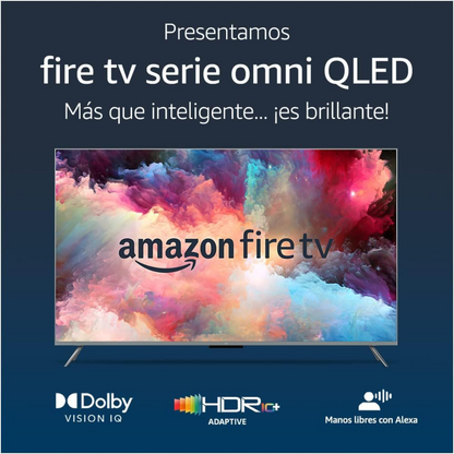 Amazon Fire TV Serie Omni QLED de 75" en 4K UHD con Dolby Vision IQ