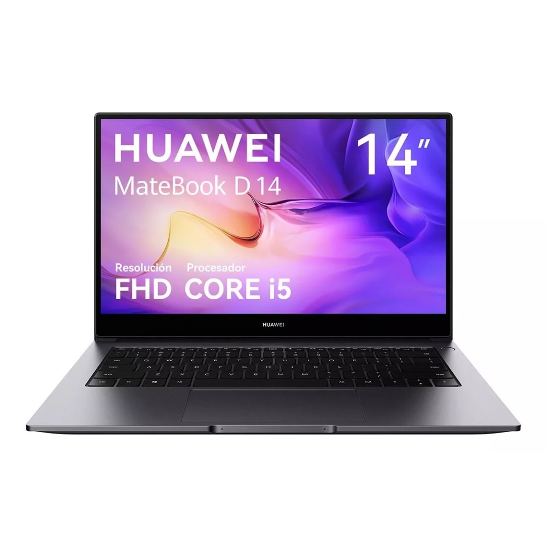 Laptop Huawei Matebook D14 I5 11.5va Gen 8gb + 512ssd Gris