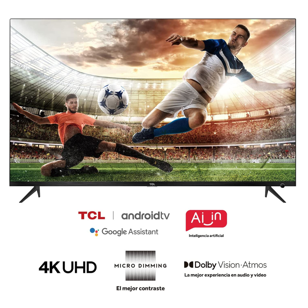 Pantalla TCL 50" 4K Smart TV LED  Android TV