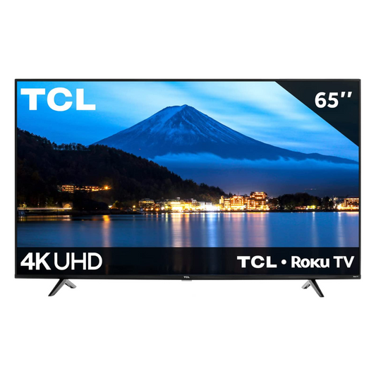 TCL 65" 4K Smart TV LED Tela de TV Roku 
