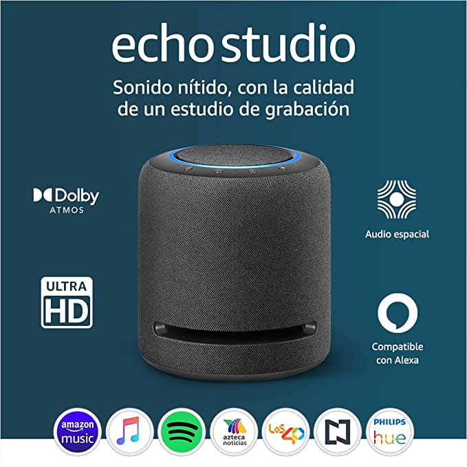 Echo Studio con asistente virtual Alexa