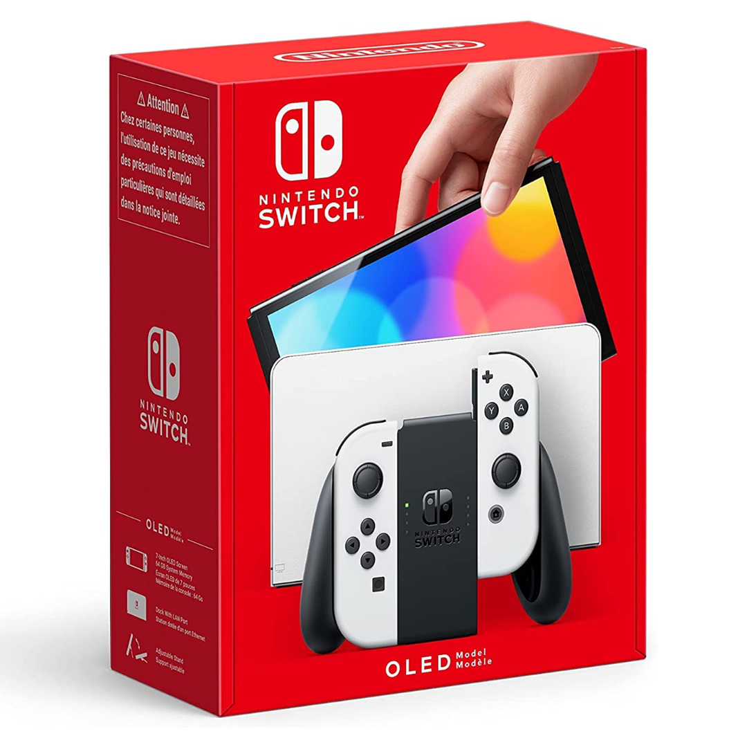 Nintendo Switch OLED com Joy-Con branco - Edição Standard 